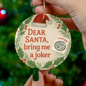 Mah Jongg Christmas Ornament Funny Xmas Holiday Keepsake Ceramic Game Room Decor Gift For Mahjong Players Holiday Gift For Mah Jong Group 1763610467427.jpg