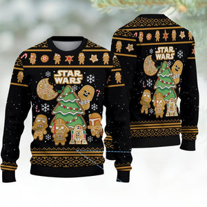 Star Wars Gingerbread Christmas Ugly Sweater Funny Sci Fi Holiday Sweatshirt Darth Vader Winter Pullover For Fans Christmas Gift 1763624925332.jpg