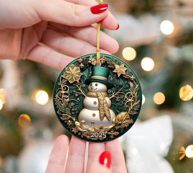 Christmas Ornament 2025 Christmas Decoration Holiday Gift Idea Heirloom Keepsake Gift For Her Gift Exchange Gift Idea Xmas Tree 1763630669820.jpg