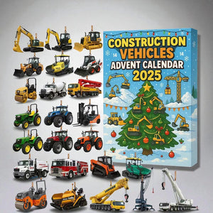 Construction Vehicles Advent Calendar 2025 24 Day Christmas Countdown Truck  Excavator Toy Set Gift For Vehicle Lovers 1763691494320.jpg