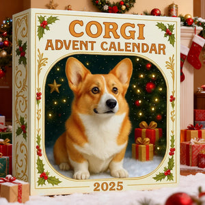 Corgi Christmas Advent Calendar 2025 24 Ornaments Inside 1763708239422.jpg