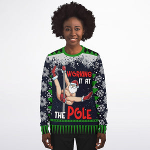 Funny Santa Pole Dancing Ugly Christmas Sweatshirt Tacky Xmas Humor Dirty Adult Humor 1763713390355.jpg