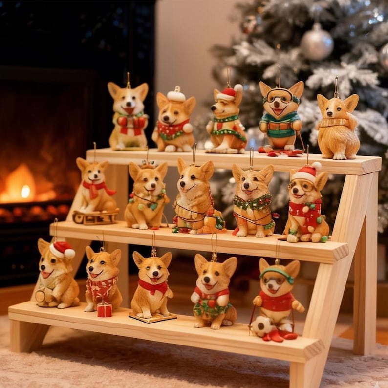 Corgi Advent Calendar 24 Pcs 2d Acrylic Ornaments Christmas Countdown Hanging Decor Gift For Dog Lovers Cute Corgi Themed Gif 1763778415346.jpg