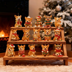 Corgi Advent Calendar 24 Pcs 2d Acrylic Ornaments Christmas Countdown Hanging Decor Gift For Dog Lovers Cute Corgi Themed Gif 1763778415359.jpg
