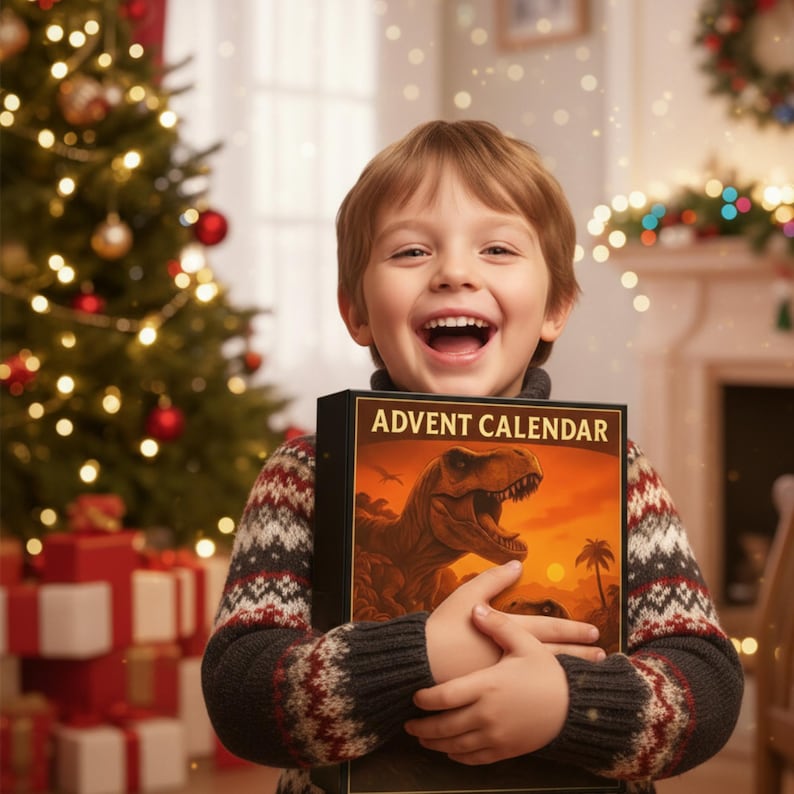 Dinosaur Advent Calendar 2025  24 Cute Dino Figurines  Prehistoric Christmas Countdown Box  Kids Gift Set  Mini Dinosaur Ornaments 1763778492194.jpg