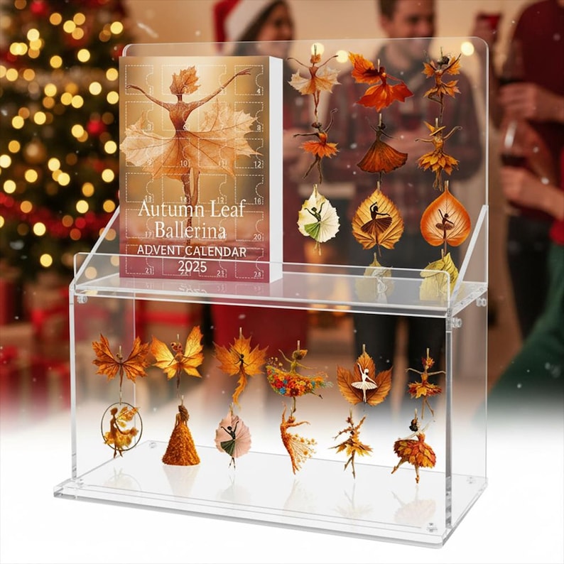Fall Fairy Ballerina Advent Calendar 2025  24pcs Acrylic Leaf Dancer Ornaments  Autumn Home Decor  Ballet Gift For Women  Nature Lovers 1763778572576.jpg