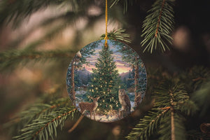 Wilderness Animal Christmas Ornament Deer  Owls Decorating Pine Tree Ceramic Woodland Holiday Decor 1763778697050.jpg