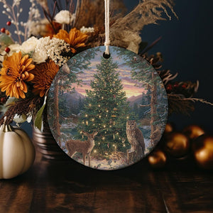 Wilderness Animal Christmas Ornament Deer  Owls Decorating Pine Tree Ceramic Woodland Holiday Decor 1763778697071.jpg