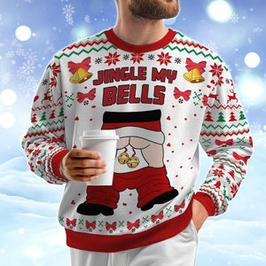 Jingle Balls Ugly Christmas Sweater Santa Claus Holiday Sweater Adult Humor Xmas Sweater Funny Christmas Sweatshirt Xmas Party Gift 1763780052148.jpg