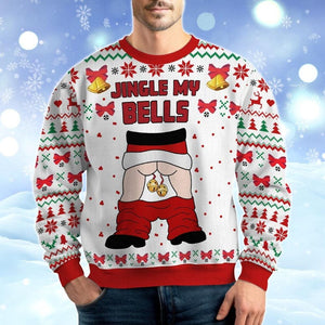 Jingle Balls Ugly Christmas Sweater Santa Claus Holiday Sweater Adult Humor Xmas Sweater Funny Christmas Sweatshirt Xmas Party Gift 1763780052210.jpg