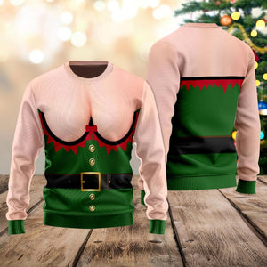 Funny E  Lf Costume Ugly Christmas Sweater Hilarious Holiday Jumper Christmas Movie Shirt Xmas Party Pullover For Kid Adults 1763780236348.jpg