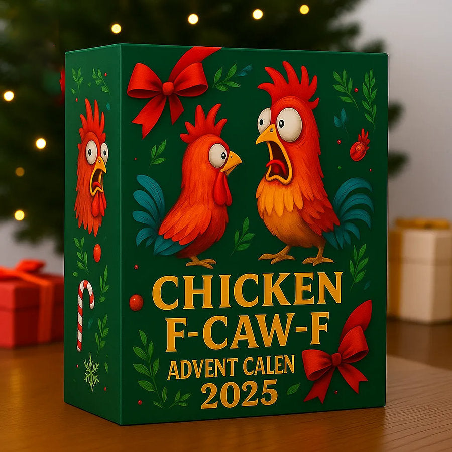 2025 Chicken F Caw F Advent Calendar Chicken Advent Calendar With Ornaments 24 Acrylic Ornament Countdown To Christmas 1763782147094.jpg
