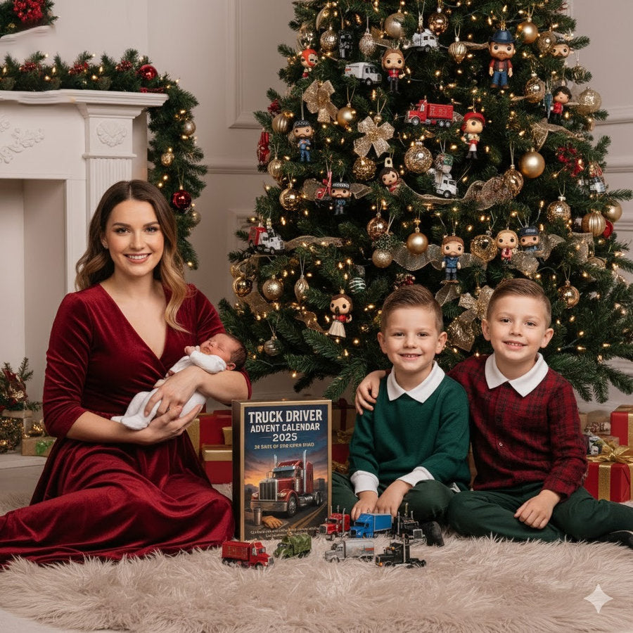 2025 Truck Driver Advent Calendar Truck Driver Advent Calendar 2025 Christmas Gift Box 24 Days Of The Open Road With Assorted Truck  Trucker Figurine Ornaments 1763782929816.jpg