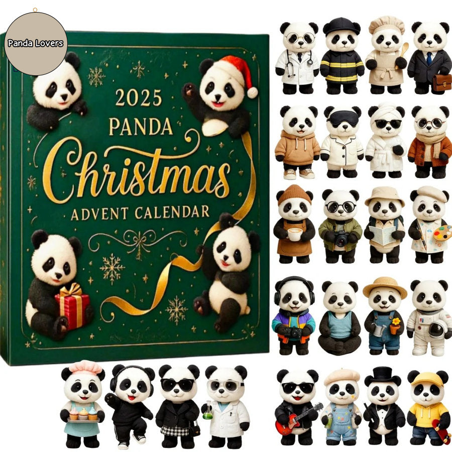 2025 Panda Christmas Advent Calendar 24 Pcs 2d Acrylic Ornaments Cute Christmas Countdown Hanging Decor 1763783367961.jpg