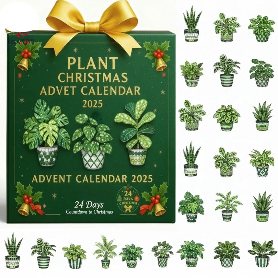 2025 Plant Christmas Advent Calendar Garden Lovers Advent Calendar 24 Pcs 2d Acrylic Ornaments Christmas Countdown Hanging Decor 1763783576362.jpg