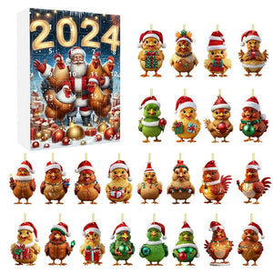 Christmas Home Ornaments 2025 Christmas Holiday Advent Calendar Advent Calendar Edition Chicken Set Christmas Hom 1763784104718.jpg