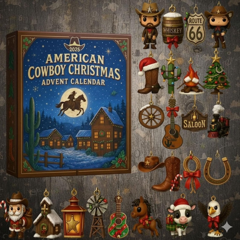 24 Western Novelty Ornaments Set  Rustic Christmas Tree Decor  Cowboy Farmhouse Collection  Plastic Mini Figures 1763951563789.jpg