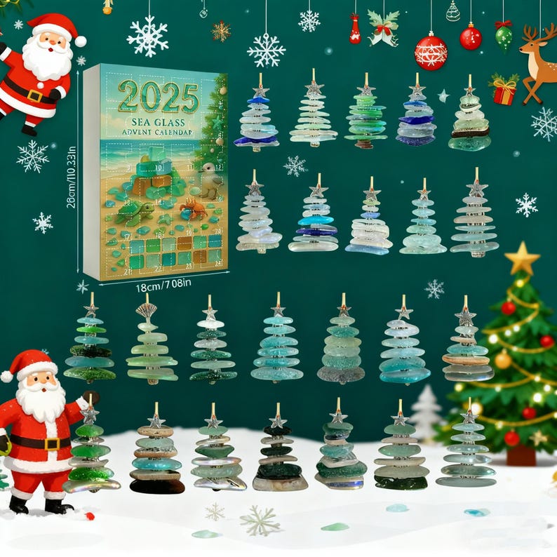 2025 Christmas Tree Countdown Ornament Set 24 Day Countdown Calendar Childrens Christmas Gift A Christmas Present For Children Friends 1763951641652.jpg