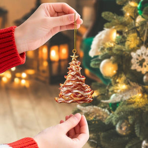 Bacon Tree Wooden Christmas Ornament Funny Food Lover Ornament With Star Top Unique Meat Lover Xmas Tree Decoration Foodie Gift 1763951836709.jpg