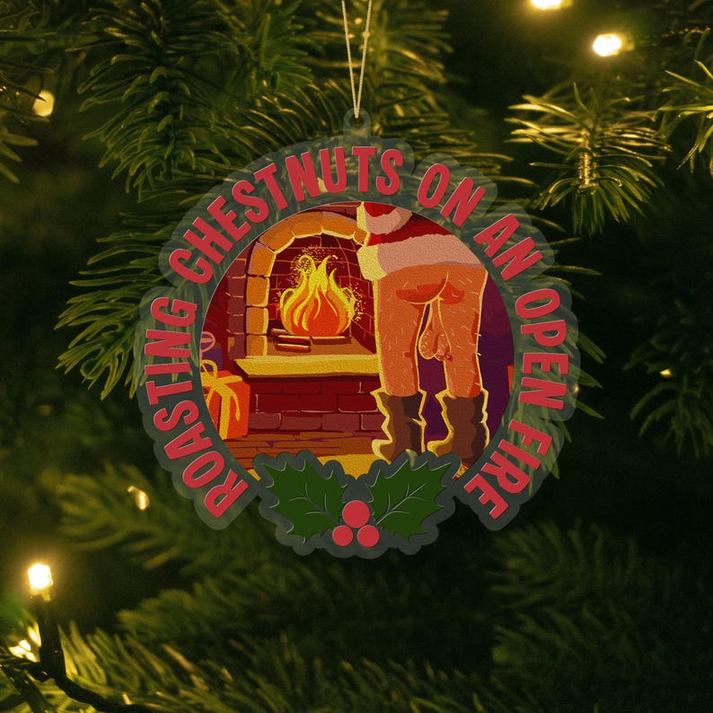 Funny Christmas Ornament Roasting Chestnuts Gag Gift 1763952048644.jpg