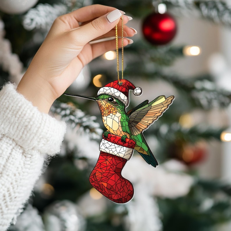 Hummingbird Acrylic Suncatcher Window Hanging Hummingbird Ornaments Hummingbird Decor Hummingbird Gifts For Women Men Christmas Decor 1763957241505.jpg