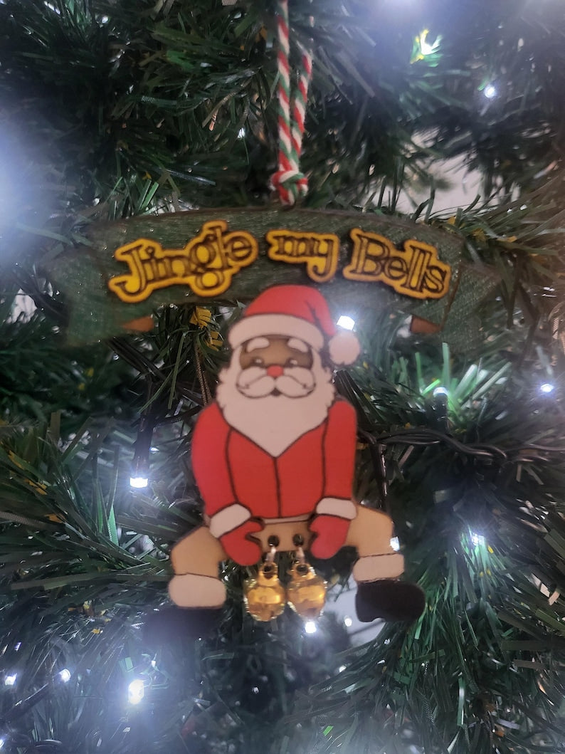Christmas Jingle Bells Funny Rude Santa Claus Father Christmas Tree Ornament 1763958038309.jpg