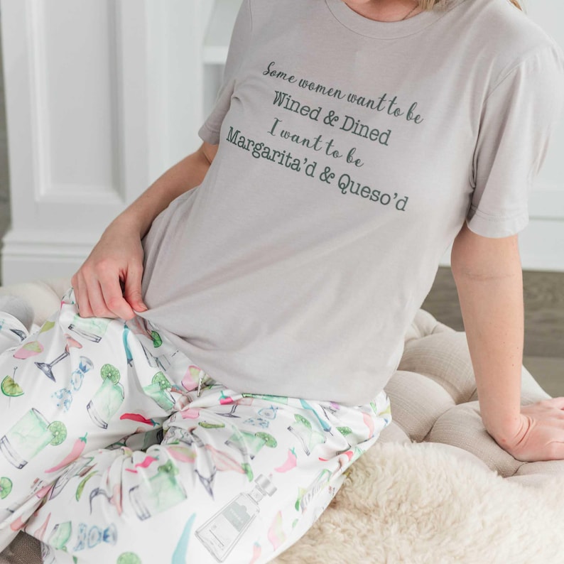 Cocktail Print Pajamas Margarita Trendy Pajamas For Her Summer Pjs Alcohol Gift Girls Weekend Outfit Friend Gift 1763974793299.jpg