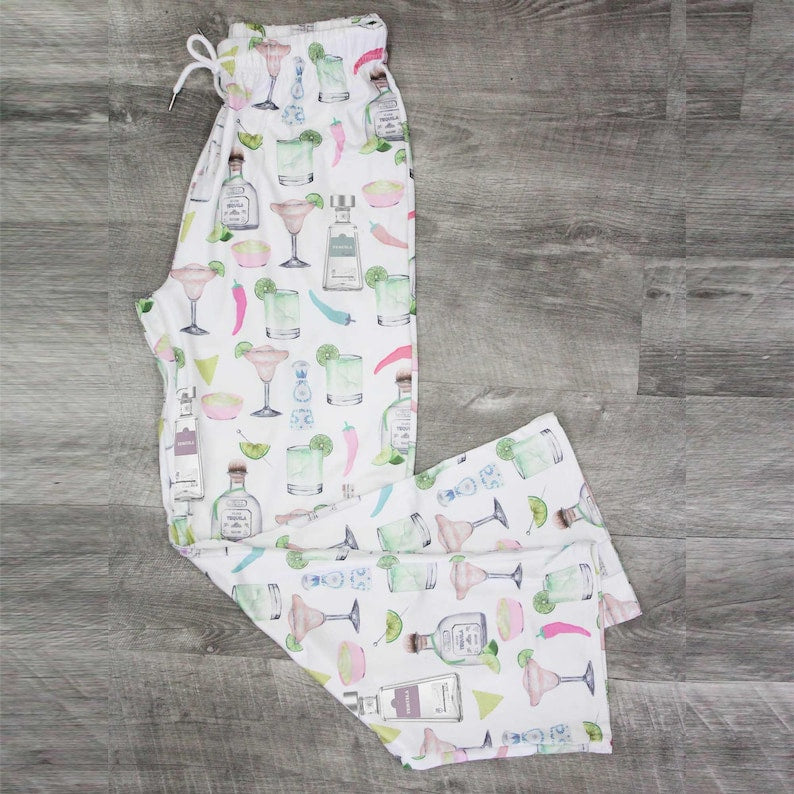 Cocktail Print Pajamas Margarita Trendy Pajamas For Her Summer Pjs Alcohol Gift Girls Weekend Outfit Friend Gift 1763974793350.jpg