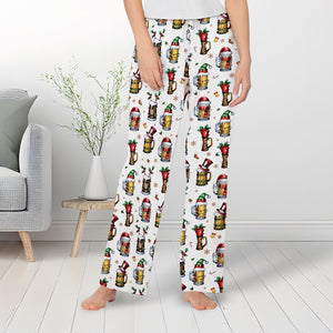 Christmas Beer Pajamas Pants Christmas Drinking Pjs Pants Gift Beer Lover Pajamas Pants Christmas Party Sleepwear Santa Beer Pjs Pants 1763976075883.jpg