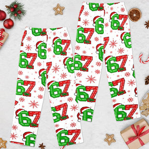 Funny 67 Six Seven Christmas Pajamas Set Santa Six Seven Christmas Pajama Trending Six Seven Christmas Pyjama Set 67 Meme Pjs Xmas Gift 1763976200049.jpg
