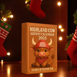 Highland Cow Advent Calendar 2025 Cute Mini Cow Figurines 24 Day Christmas Countdown Gift Holiday Decor For Kids  Cow Lover Unique Gift 1763977101012.jpg