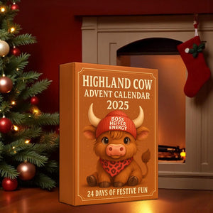 Highland Cow Advent Calendar 2025 Cute Mini Cow Figurines 24 Day Christmas Countdown Gift Holiday Decor For Kids  Cow Lover Unique Gift 1763977101563.jpg