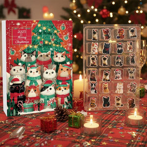 Christmas Cat Advent Calendar 24pcs 2d Acrylic Cat Ornaments Holiday Decor For Cat Lovers Christmas Countdown Gift Box Christmas Gift 1763977270320.jpg