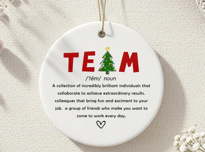 Coworkers Best Team Ever Work Bestie Work Friend Ornament Holiday Gifts For Coworkers Merry Christmas Gift 1764041545173.jpg