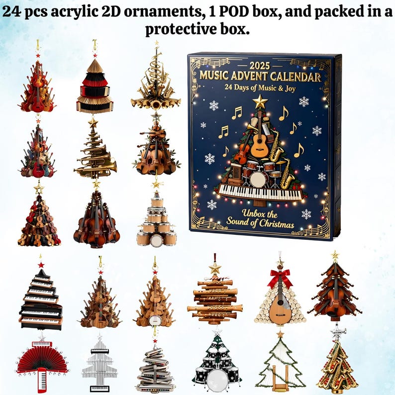 Advent Calendar 2025 For Music Lovers 24 Days Mini Musical Ornaments 2d Instrument Figures For Musicians Christmas Countdown Decor Gift 1764041560799.jpg