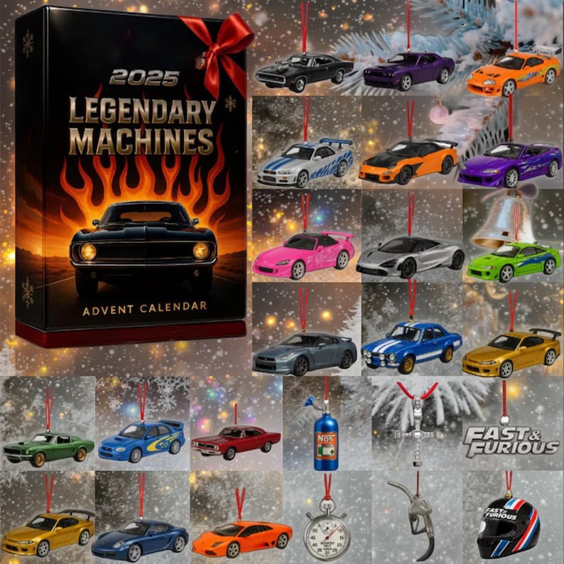 Legendary Machines Advent Calendar 2025 Christmas Ornaments Set For Family Legendary Machines Diecast Cars For Boys Gift For Car Lover 1764042973922.jpg