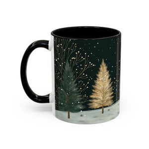 Beautiful Snowy Pine Forest Coffee Mug Christmas Forest Tea Cup Winter Holiday Ceramic Mug Festive Snowy Drinkware Holiday Season Classy Mug 1764058112600.jpg