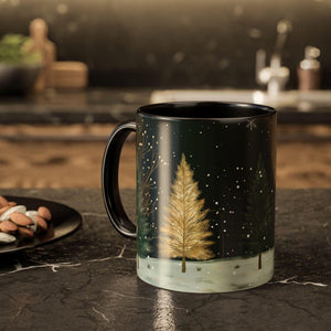 Beautiful Snowy Pine Forest Coffee Mug Christmas Forest Tea Cup Winter Holiday Ceramic Mug Festive Snowy Drinkware Holiday Season Classy Mug 1764058112667.jpg