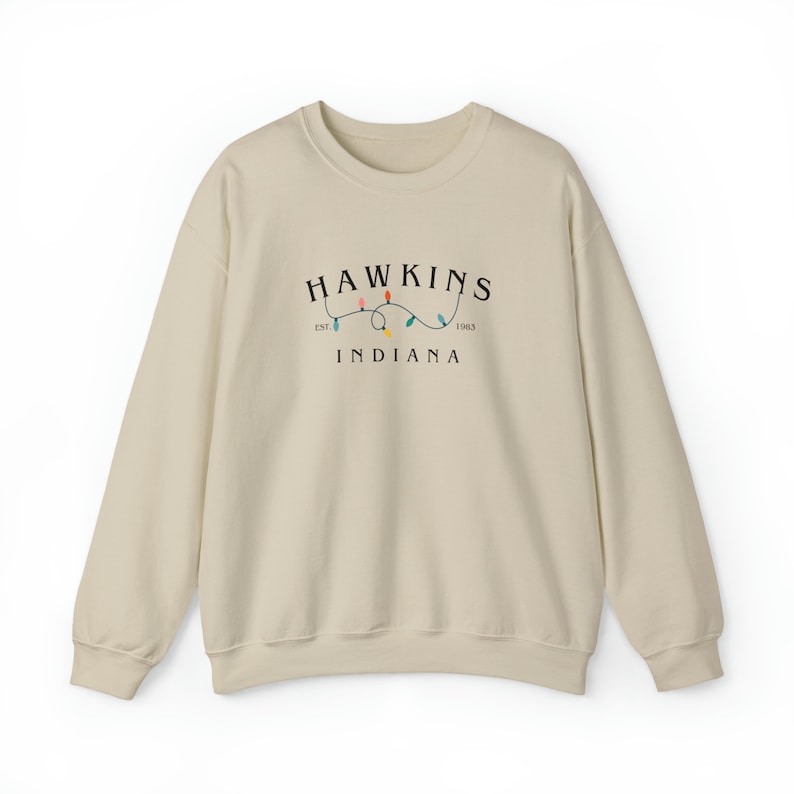 Hawkins Indiana Crewneck Stranger Sweatshirt Eleven Graphic Crewneck Gifts For Fans 1764126575528.jpg