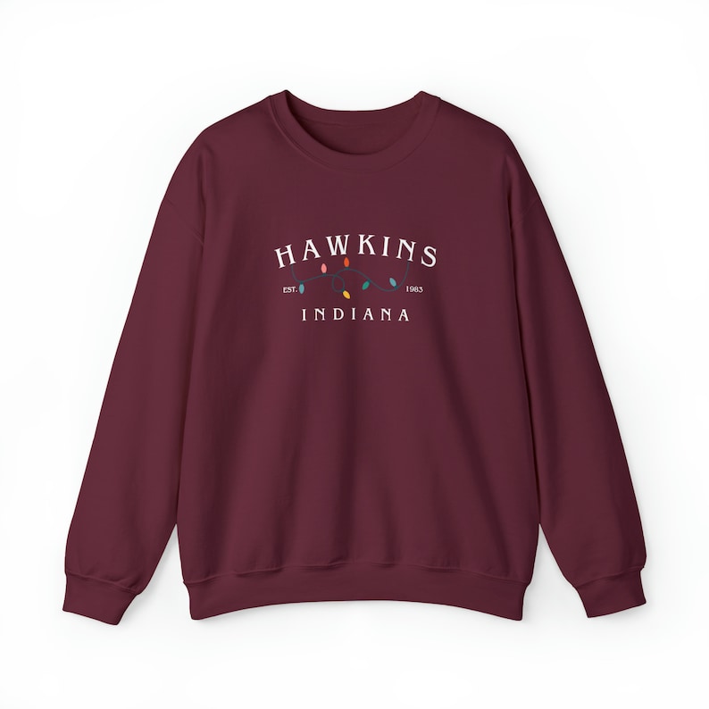 Hawkins Indiana Crewneck Stranger Sweatshirt Eleven Graphic Crewneck Gifts For Fans 1764126576153.jpg