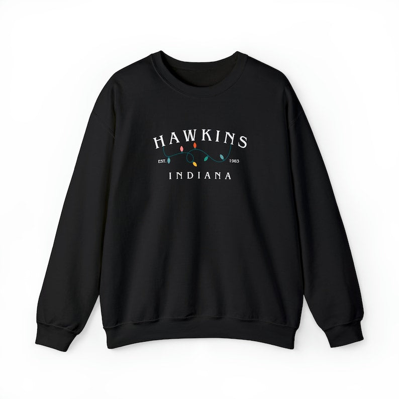 Hawkins Indiana Crewneck Stranger Sweatshirt Eleven Graphic Crewneck Gifts For Fans 1764126576161.jpg