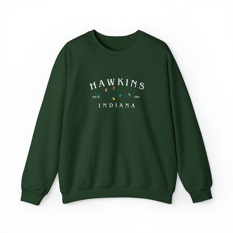Hawkins Indiana Crewneck Stranger Sweatshirt Eleven Graphic Crewneck Gifts For Fans 1764126576199.jpg