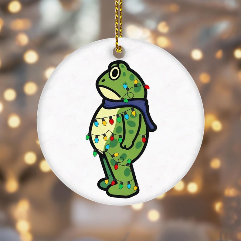 Political Frog Ornament 2025 Merry Resistmas Ceramic Tree Decor Funny Double Sided Christmas Gift For Protesters Or Independent Minds 1764131876214.jpg