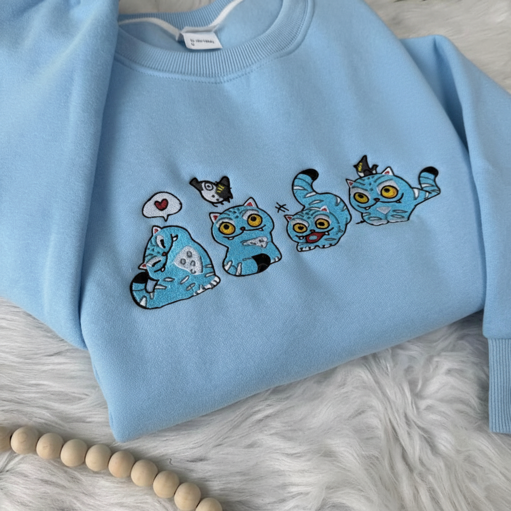 Embroidered Kdh Tiger Shirt Tiger And Bird Graphic Tee Saja Boys Kpop Fan Shirt Cute Tiger Demon Hunters Shirt 1764143401668.png