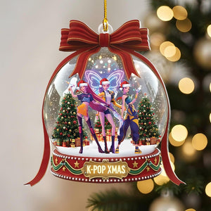 Personalized Demon Hunters 2d Flat Ornament Huntrix Christmas Ornament Rumi Zoey Mira Kpdh Christmas Ornament Huntrix Snow Globe Christmas Decor 1764144155759.jpg
