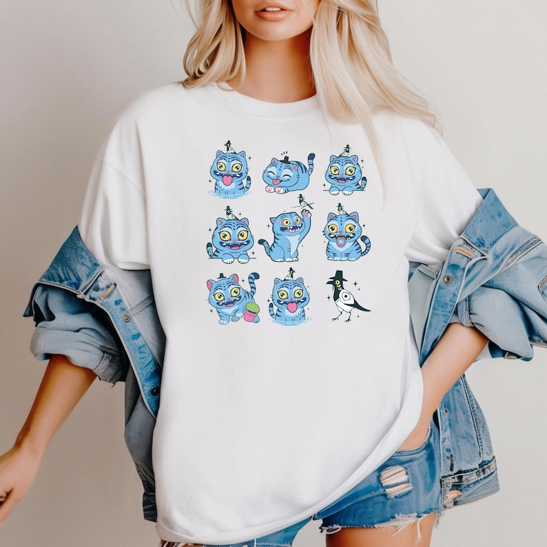 Cute Demon Hunter Tiger Comfort Shirt Derpy The Tiger And Bird Demon Hunter Tiger Tee Hunters Tiger Fan Kpop Saja Boys 1764150857403.jpg