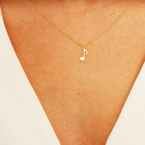 Tiny Music Note Necklace   Dainty Music Note Pendant   Gift For Girlfriend   Gift For Music Teacher   Choir Gift   Gift For Her 1764216594025.jpg