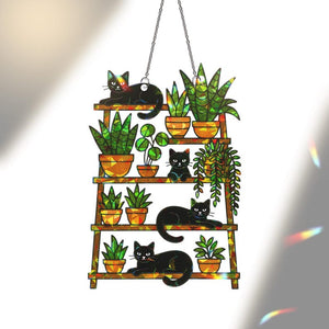 Cat  Plant Suncatcher Holographic Acrylic Window Hanging 1764217603053.jpg