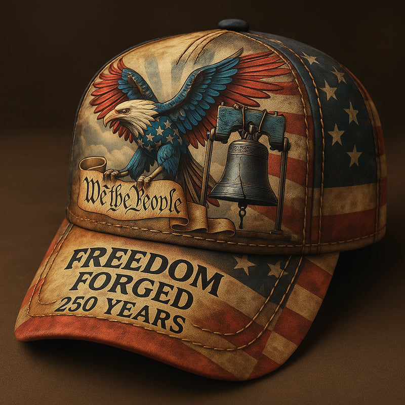 Us Vintage 250th Anniversary All Over Prints Classic Cap Celebrating 250 Years Of America 1776 2026 Adjustable Patriotic Design 1764218043065.jpg