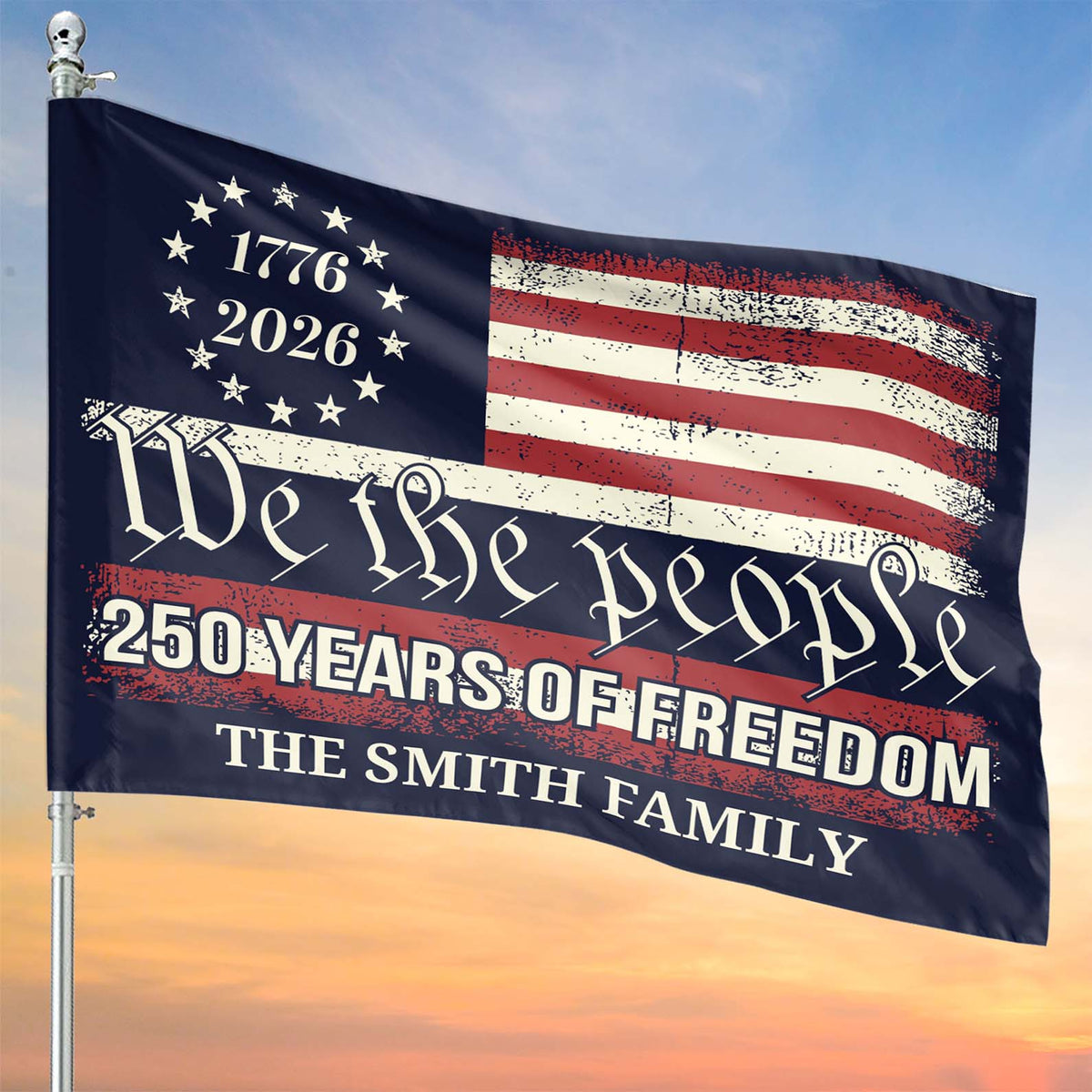 Personalized 250 Years Of Freedom Flag  Happy 250th Birthday Usa Flag  America 250th Anniversary Flag  Patriotic 4th Of July House Flag Garden Flag 1764219061696.jpg